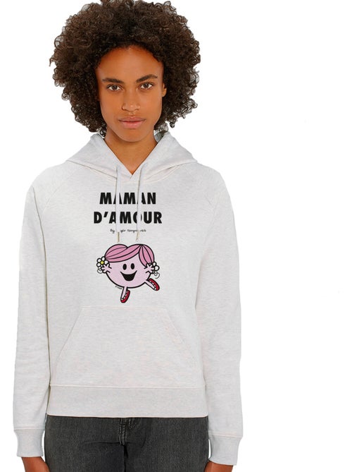 Sweat à capuche Femme - MAMAN D'AMOUR - Kiabi