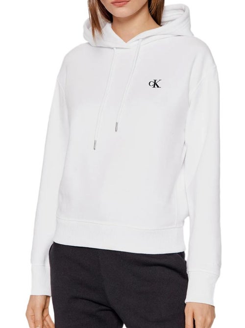 Sweat à Capuche Femme Calvin Klein Jeans Embroidery - Kiabi