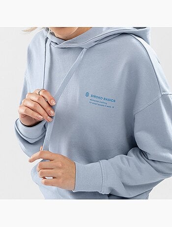 Sweat à capuche femme lifestyle femme splash-w