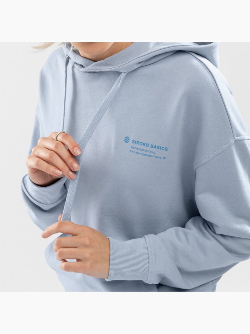 Sweat à capuche femme lifestyle femme splash-w Bleu électrique - Kiabi