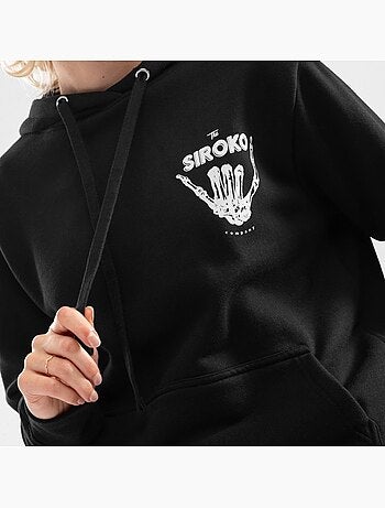 Sweat à capuche femme lifestyle femme vibes-w