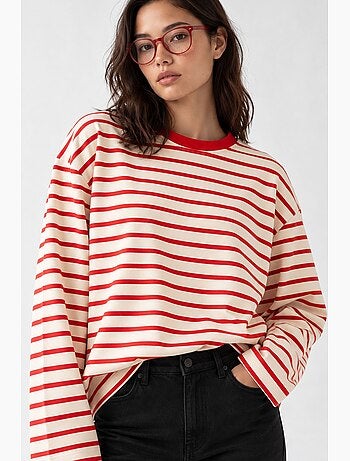 Sweat à capuche femme mixray