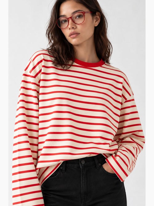 Sweat à capuche femme mixray - Kiabi Sweat à capuche femme mixray - Kiabi
