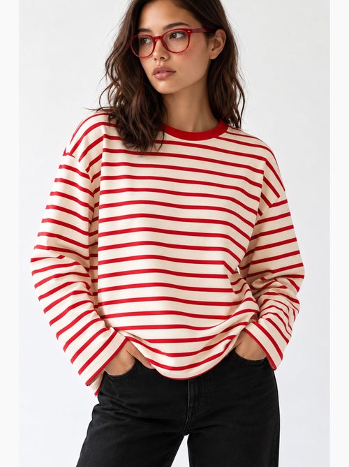 Sweat à capuche femme mixray - Kiabi Sweat à capuche femme mixray - Kiabi