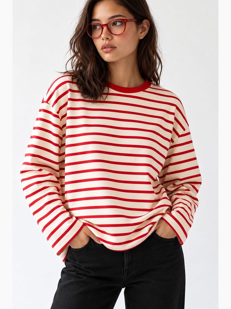 Sweat à capuche femme mixray Rouge - Kiabi