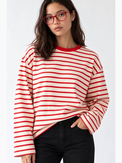 Sweat à capuche femme mixray - Kiabi Sweat à capuche femme mixray - Kiabi
