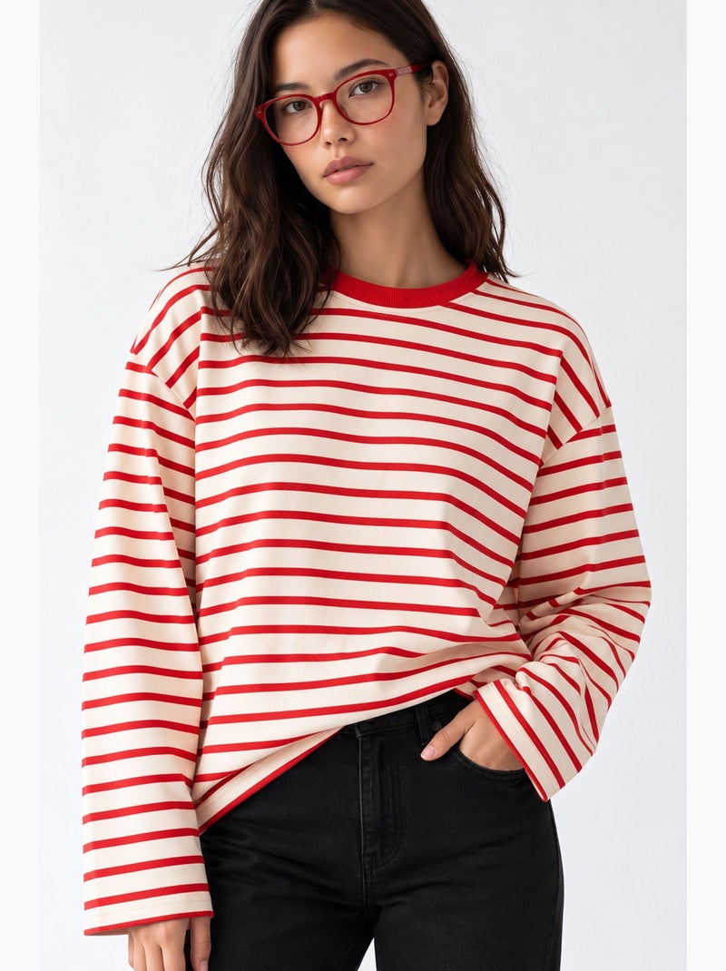 Sweat à capuche femme mixray Rouge - Kiabi