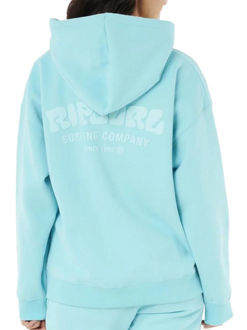 Sweat à Capuche  Femme Rip Curl Surf Heritage Turquoise - Kiabi
