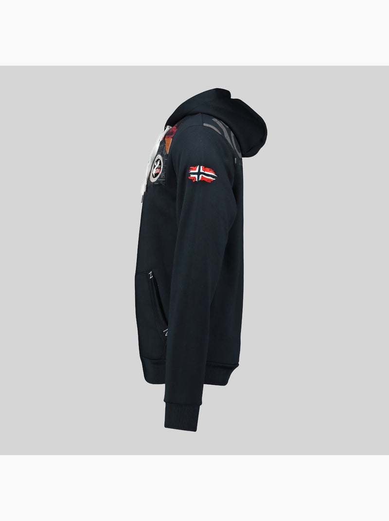 Sweat à capuche fespote – geographical norway Bleu marine - Kiabi