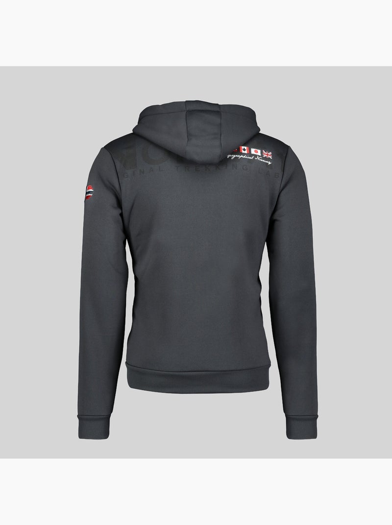 Sweat à capuche fespote – geographical norway Gris foncé - Kiabi