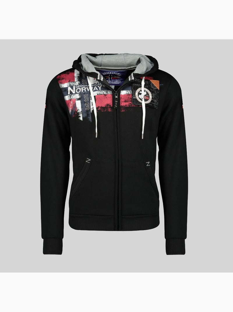 Sweat à capuche fespote – geographical norway Noir - Kiabi