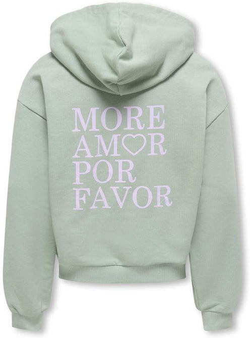 Sweat à capuche fille kids only - Kiabi Sweat à capuche fille kids only - Kiabi