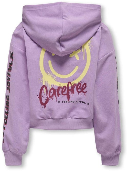 Sweat à Capuche Fille Kids ONLY - Kiabi