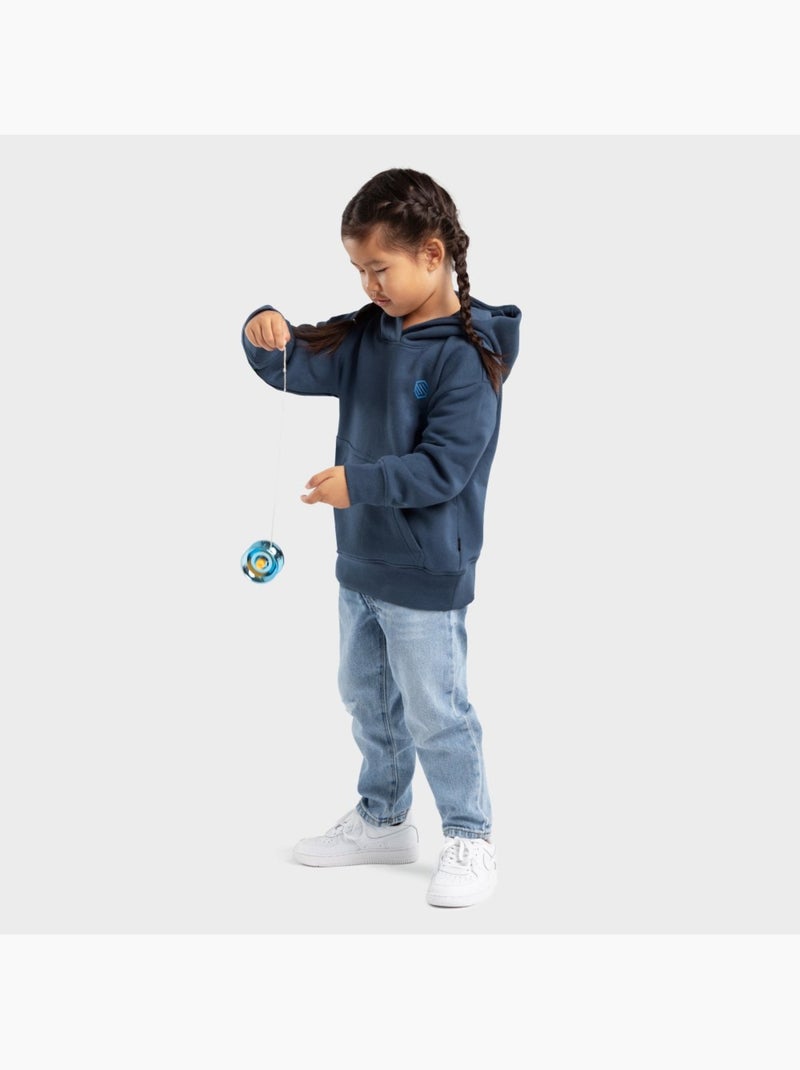 Sweat à capuche fille lifestyle enfants band-g Bleu - Kiabi