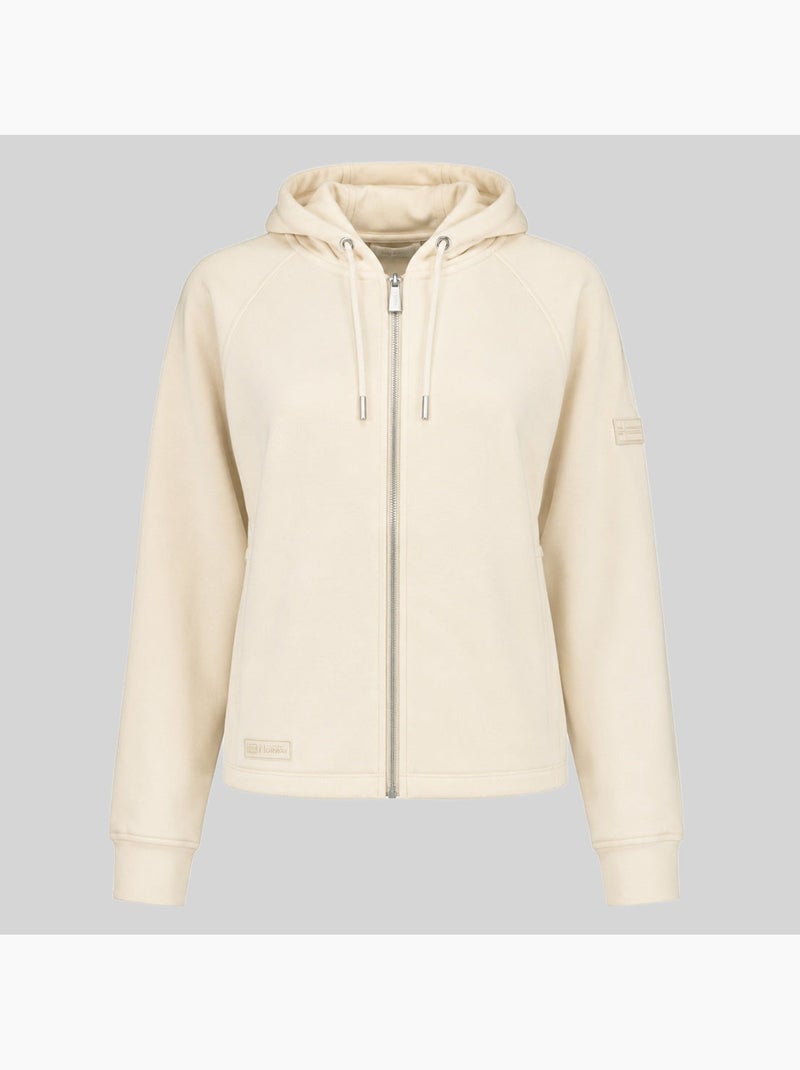 Sweat à capuche fionale hood fz – geographical norway Blanc cassé - Kiabi