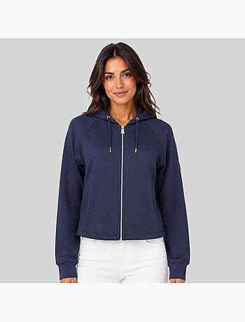 Sweat à capuche fionale hood fz – geographical norway