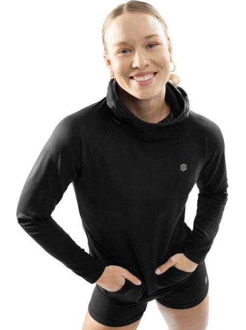 Sweat à capuche fitness femme fitness femme nexus - Kiabi