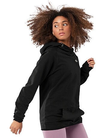 Sweat à capuche fitness femme fitness femme square-w