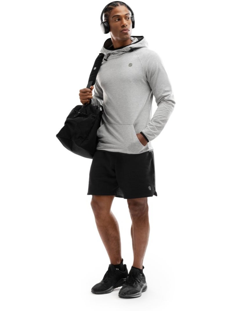 Sweat à capuche fitness homme fitness homme challenger Beige grès - Kiabi