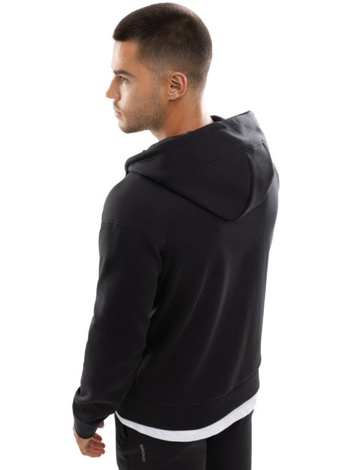 Sweat à capuche fitness zippé homme fitness homme intrepid - Kiabi Sweat à capuche fitness zippé homme fitness homme intrepid - Kiabi