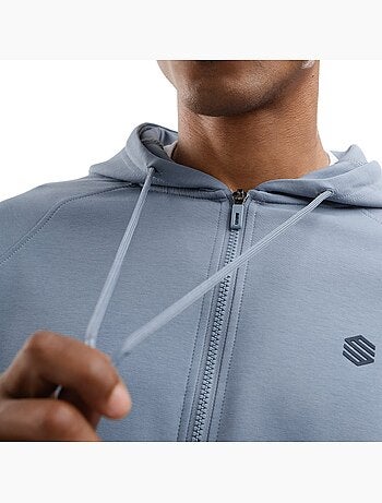 Sweat à capuche fitness zippé homme fitness homme surpass