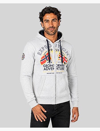 Sweat à capuche flepto – geographical norway