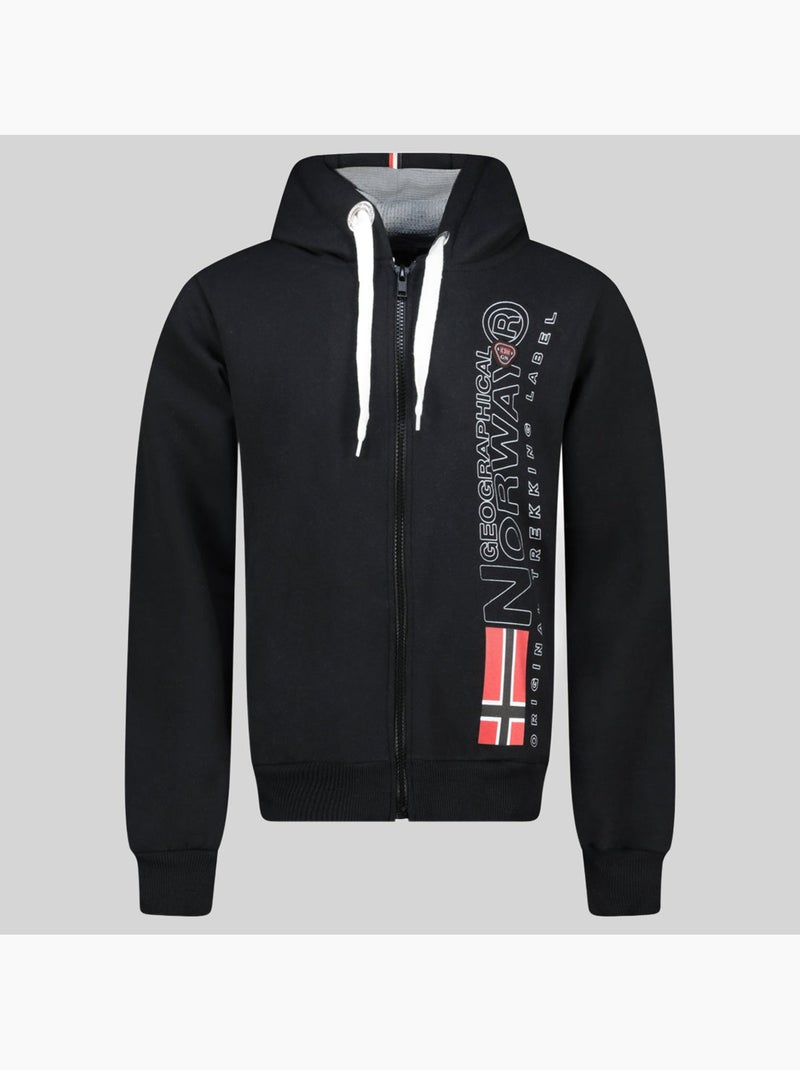 Sweat à capuche fogora – geographical norway Noir - Kiabi