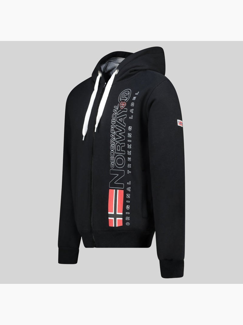 Sweat à capuche fogora – geographical norway Noir - Kiabi
