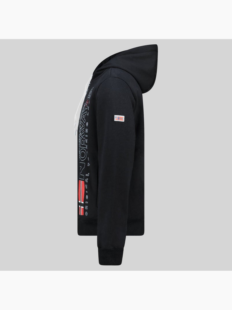 Sweat à capuche fogora – geographical norway Noir - Kiabi