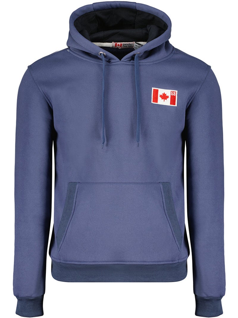 Sweat à capuche fondeak – canadian peak Bleu pétrole - Kiabi