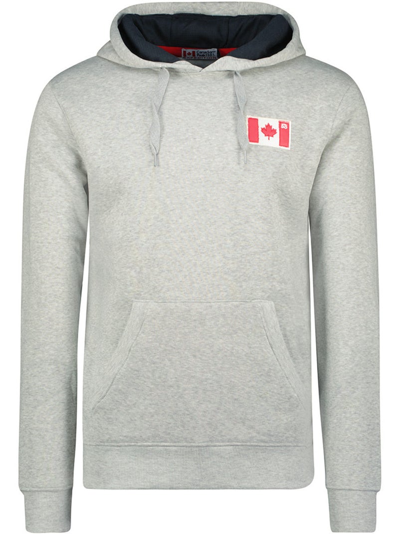 Sweat à capuche fondeak – canadian peak Gris clair - Kiabi