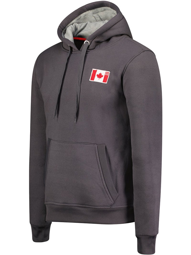 Sweat à capuche fondeak – canadian peak Gris foncé - Kiabi