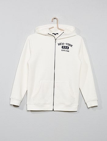 Sweat à capuche fourré