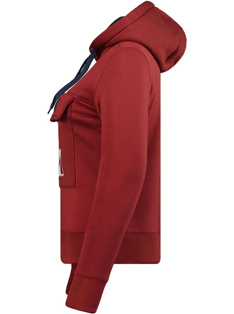 Sweat à capuche gadreak – canadian peak Bordeaux - Kiabi