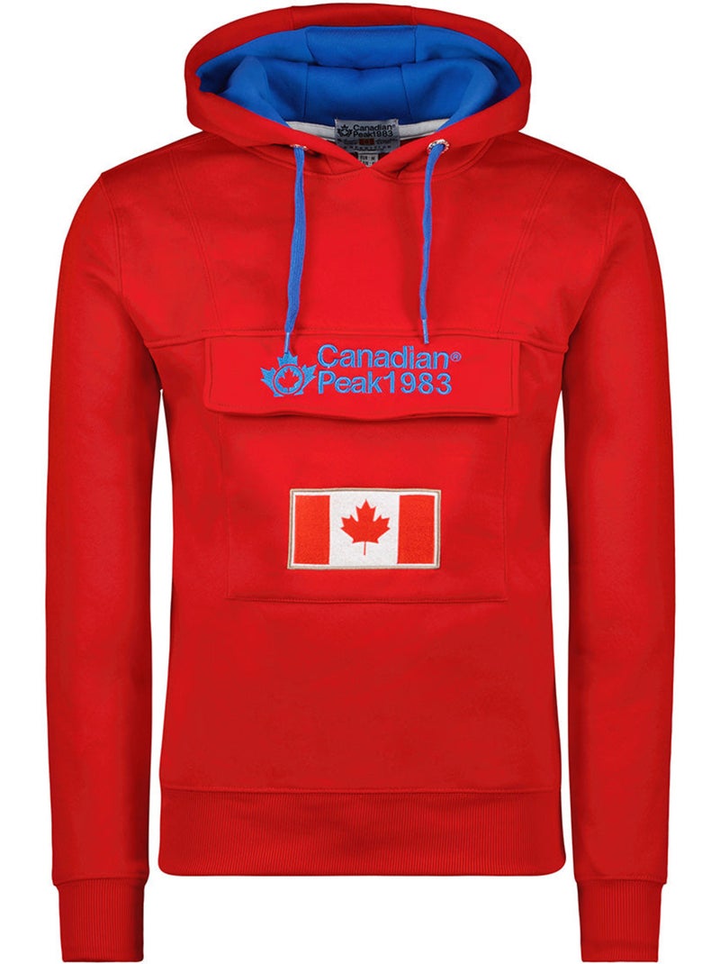 Sweat à capuche gadreak – canadian peak Rouge - Kiabi
