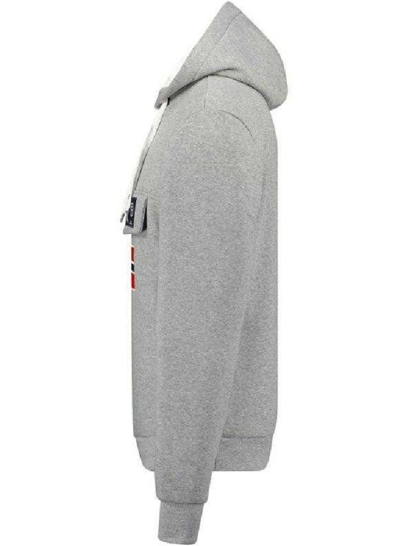 Sweat à capuche gadrien db - geographical norway Gris - Kiabi