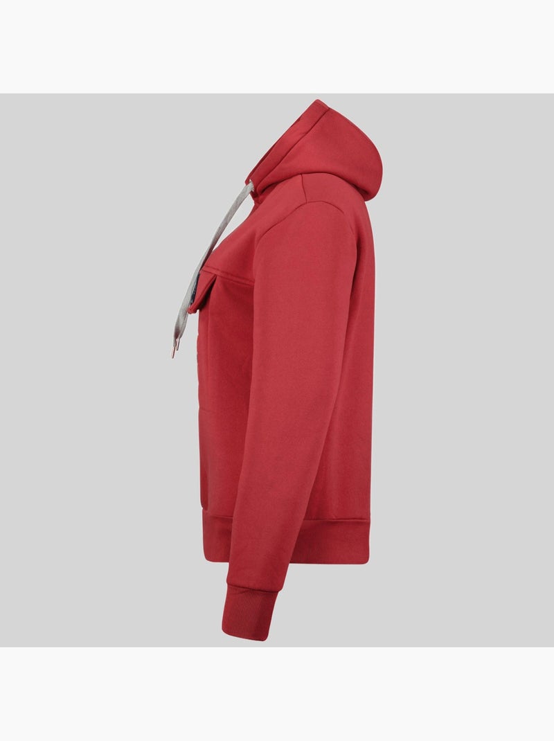 Sweat à capuche gadrien – geographical norway Bordeaux - Kiabi