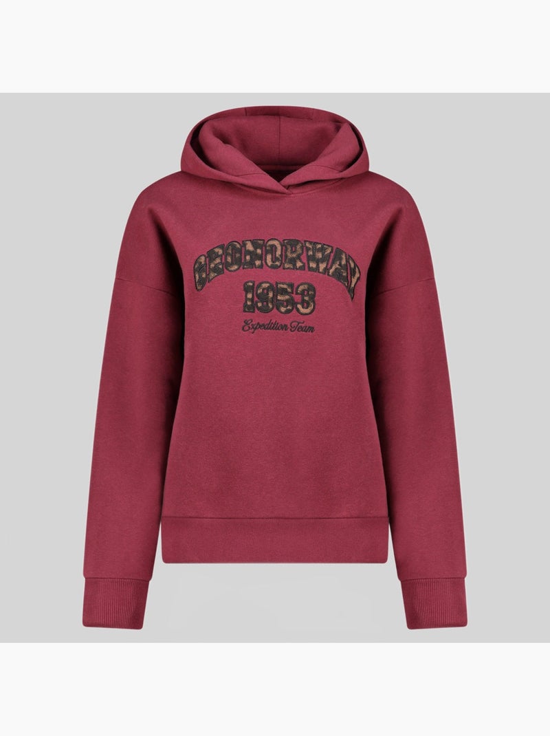 Sweat à capuche gaphir – geographical norway Bordeaux - Kiabi