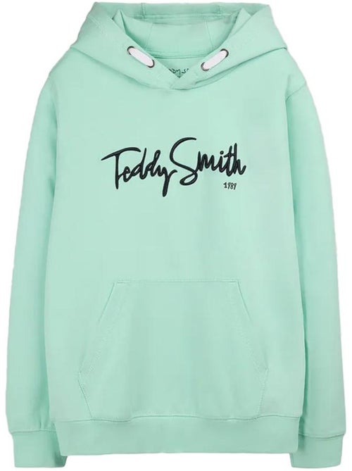 Sweat à Capuche Garçon Menthe Teddy Smith - Kiabi Sweat à Capuche Garçon Menthe Teddy Smith - Kiabi