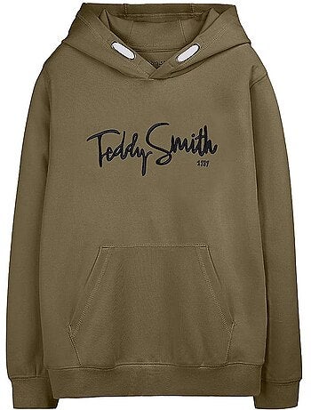 Sweat à capuche garçon teddy smith