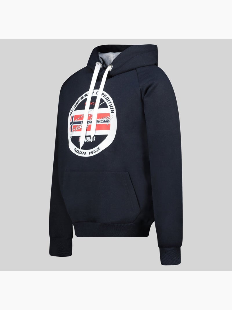 Sweat à capuche garis – geographical norway Bleu marine - Kiabi
