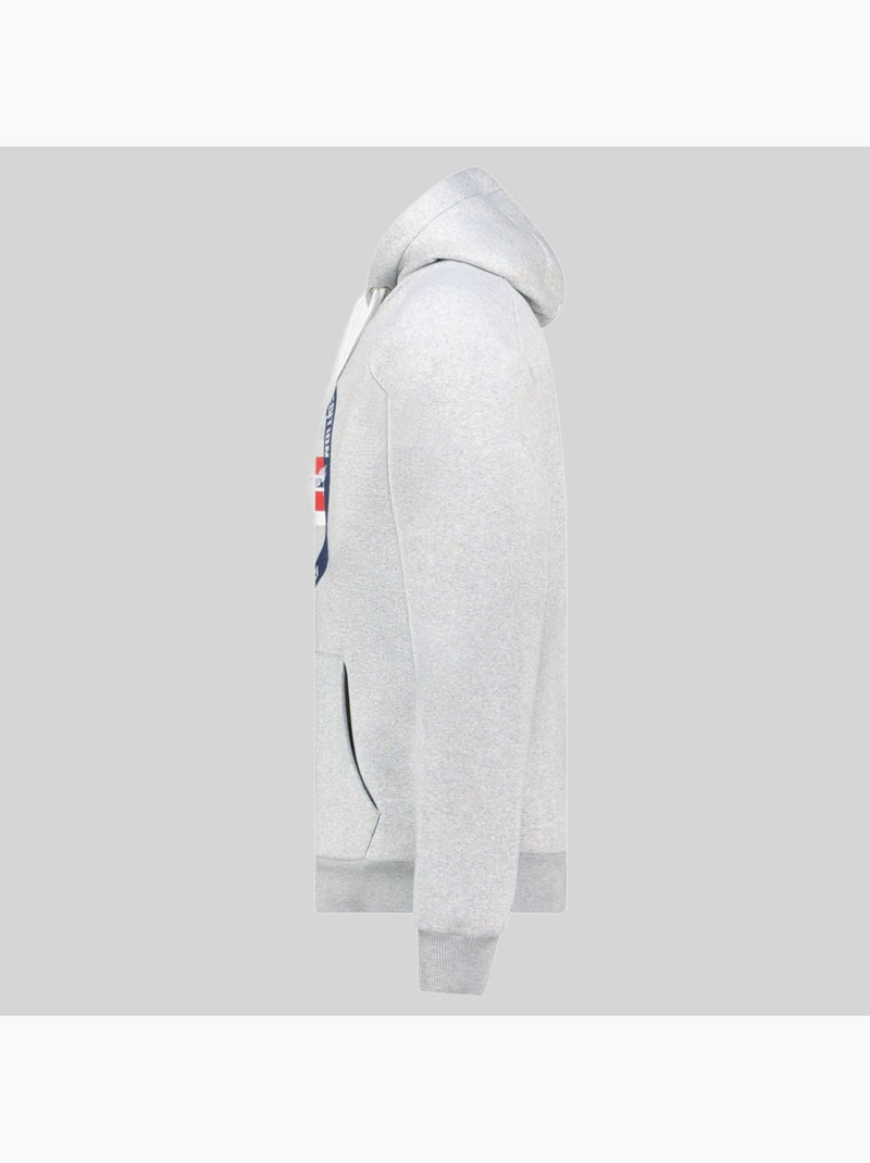 Sweat à capuche garis – geographical norway Gris clair - Kiabi