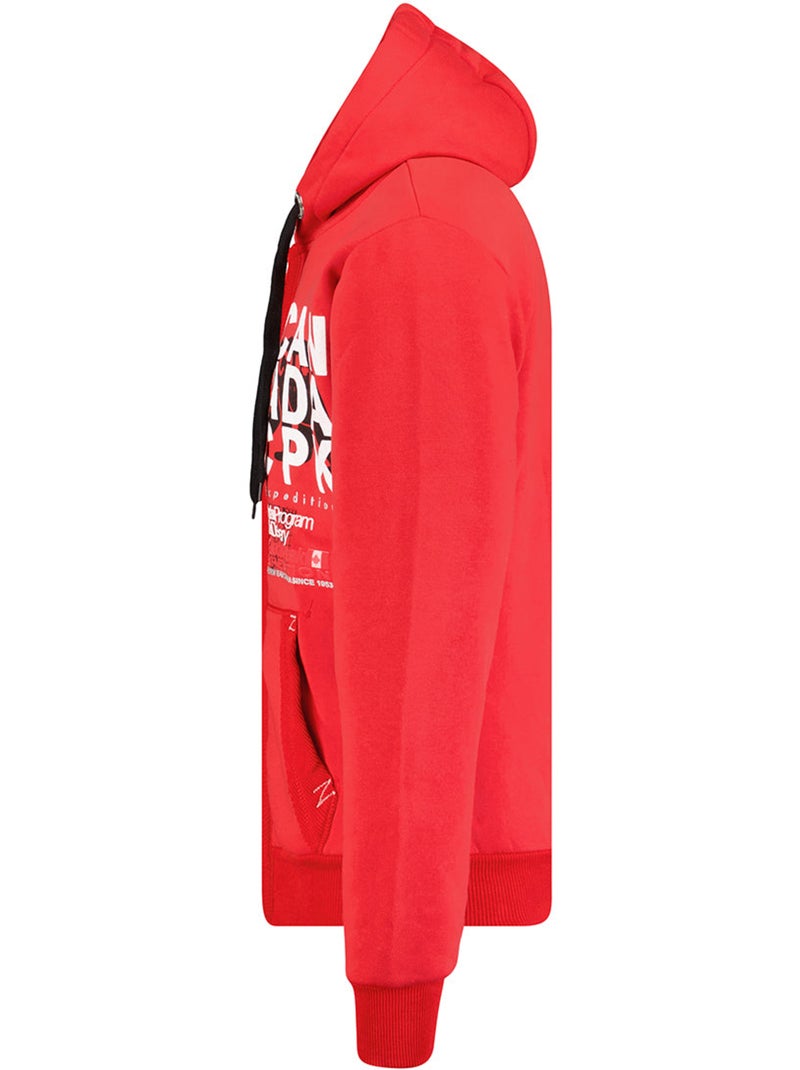Sweat à capuche gasadeak – canadian peak Rouge - Kiabi