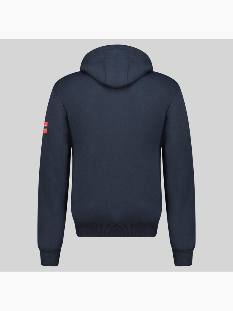 Sweat à capuche gasper – geographical norway Bleu marine - Kiabi
