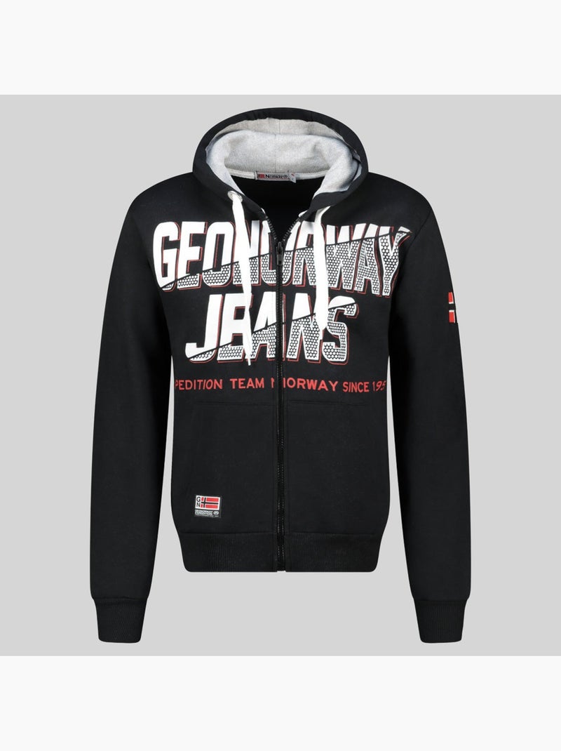 Sweat à capuche gasper – geographical norway Noir - Kiabi