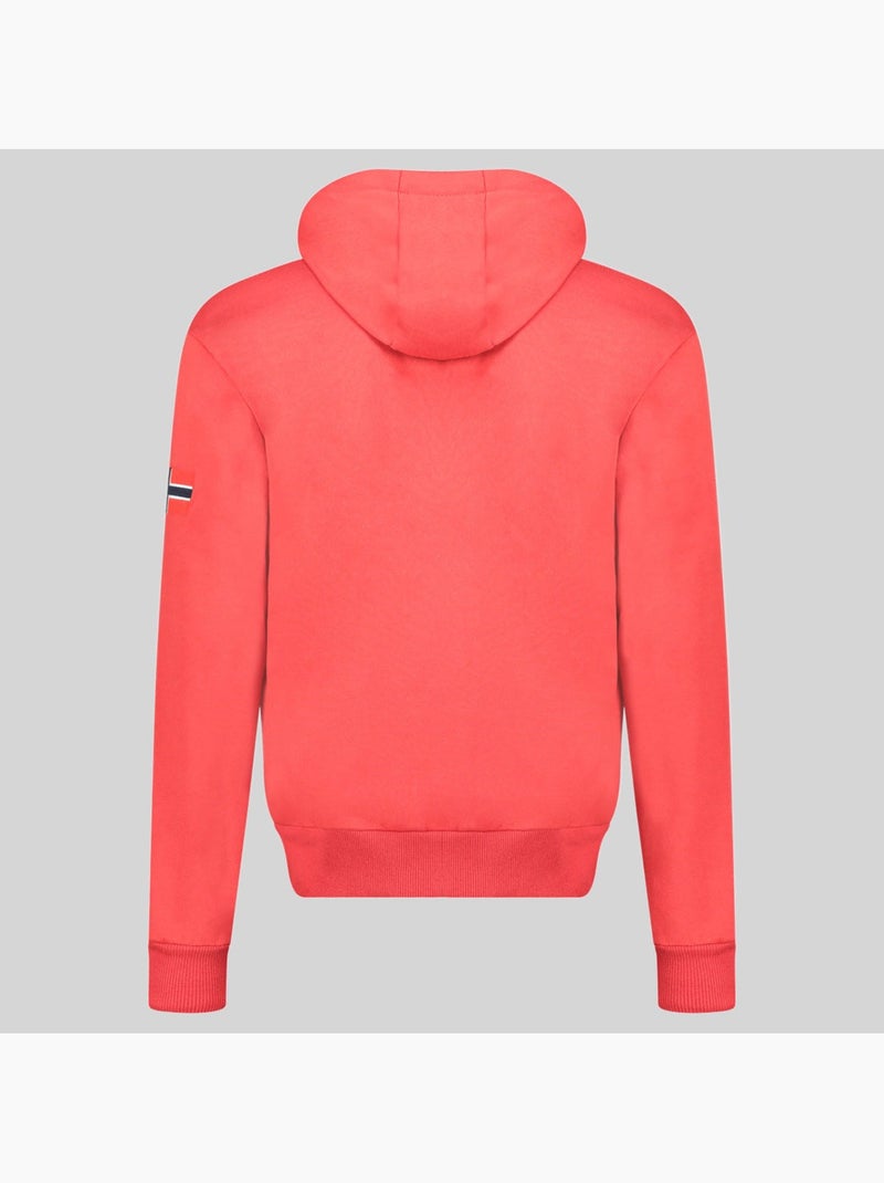 Sweat à capuche gasper – geographical norway Rouge - Kiabi