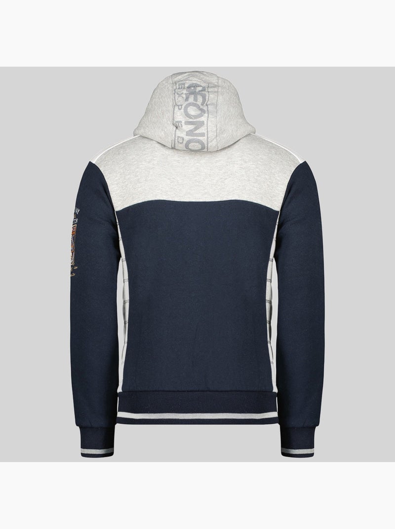 Sweat à capuche geday – geographical norway Bleu marine - Kiabi