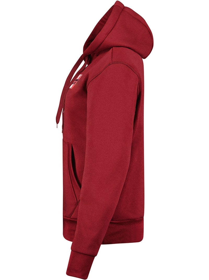 Sweat à capuche genifeak – canadian peak Bordeaux - Kiabi