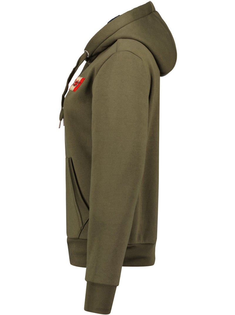 Sweat à capuche genifeak – canadian peak Kaki - Kiabi