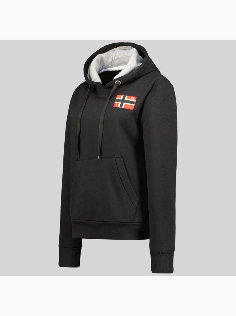 Sweat à capuche genifer – geographical norway Noir - Kiabi